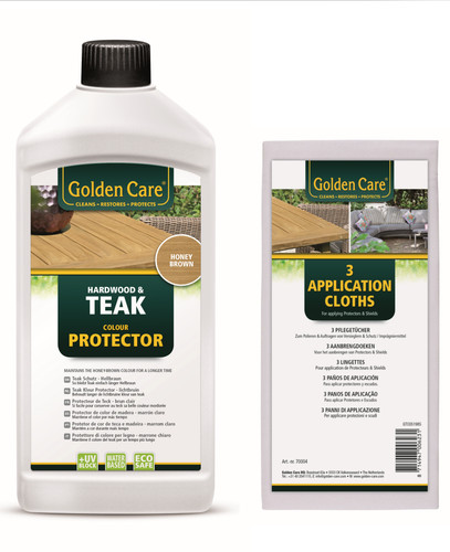 Golden care teak protector - golden,