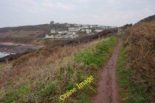 Foto 6x4 Annäherung an Heybrook Bay Das Tor und der Zaun vor uns markieren die Bou c2014