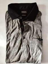 Schönes Herren Shirt "Digel " Blau, meliert, Gr. 50