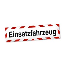 Einsatzfahrzeug Magnetschild Auto LKW Hinweisschild Magnetfolie Geschenkidee