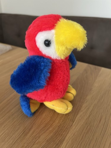 Papagei plüschtier retro - papagei, plüschtier,