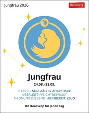 Jungfrau Sternzeichenkalender