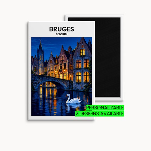Brügge kühlschrankmagnet - brügge,