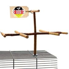 Sitzstangen Vogelzubehör für Vogelkäfig Wellensittich Nymphensittich Naturholz 