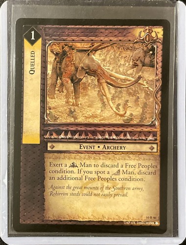 Lotr tcg quelled 10r46 - tcg:,
