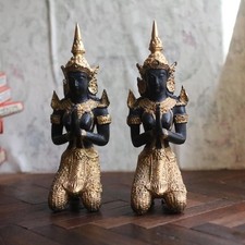 Paar Vintage Bronze Thai