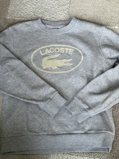 Lacoste Pullover Grau Crew