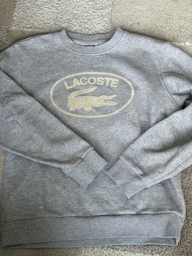 Lacoste pullover grau crew - pullover,