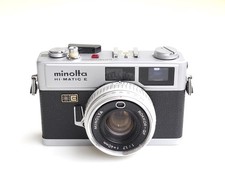 Minolta Hi-Matic E  Rangefinder Kamera   film tested