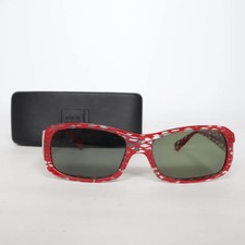 Alain Mikli, Sonnenbrille, Rechteckig, Rot/Weiß, Damen #NkA