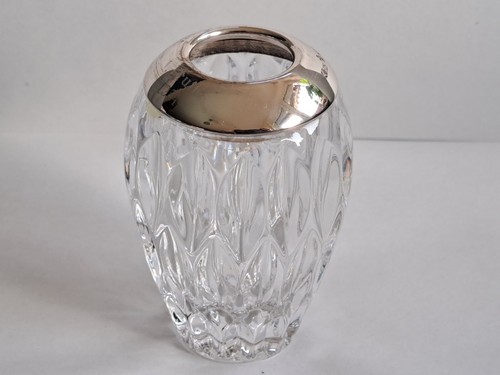 Glasvase silbervase vase mit - glasvase/,