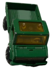 Majorette Unimog Schneepflug LKW Modellfahrzeug Spielzeugauto Grün Metall