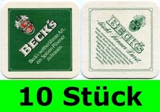 10 Stück Bierdeckel Beck's