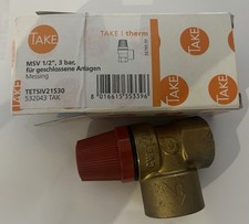 Caleffi 3bar Membran Heizung Sicherheitsventil Serie  532    1/2Zoll x 3/4Zoll