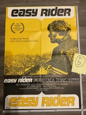 Filmplakat Easy Rider m. Peter Fonda + Dennis Hopper original ca 85x60       5