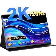 15,6 Zoll 120Hz 2K Monitor Tragbare Bildschirm IPS Display Computer für Laptop