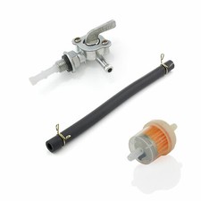 Universell Kraftstoffhahn M10x1,25 Schlauch Stromerzeuger Quad Go Kart Pumpe