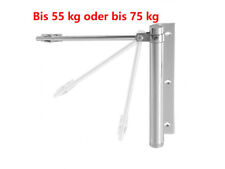 Stangentürschließer Türschließer Federschließer Feder Automatik universal Silber