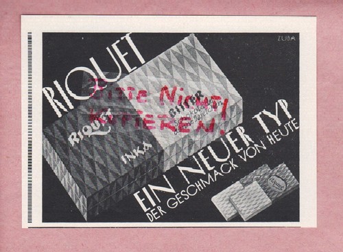 Leipzig werbung 1930 riquet - werbung, 1930,