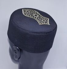 Gebetskappe Hut muslimische Mäuse Nalayn, Nalain Shrif Shareef Paak bestickt Kufi UK