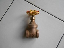 Rot / Gelb Muffen Absperrschieber   1 "