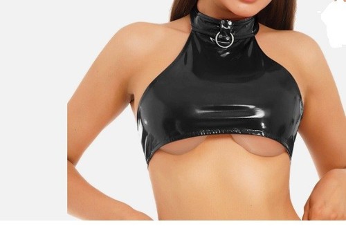 Damen lackleder bra - lackleder, wetlook