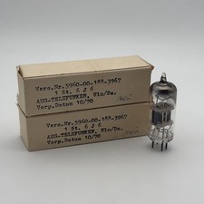 Telefunken 6J6 Röhre = ECC91