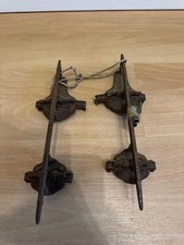 Antike Schlittschuhe Überziehschlittschuhe Metall