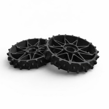 2er Set Antriebsrad passt für