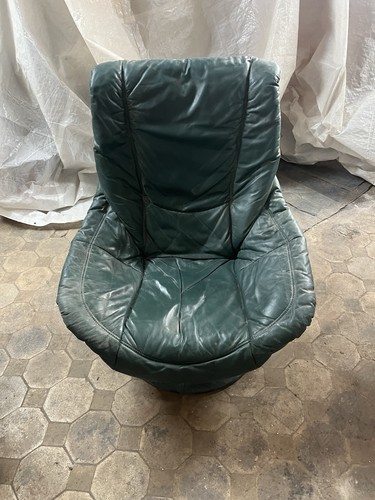 Vintage ledersessel drehstuhl - ledersessel,