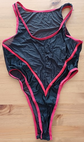 Stringbody schwarz rot - in, schwarz-rot