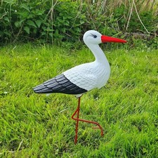 Kleiner storch figur - h:, 46cm