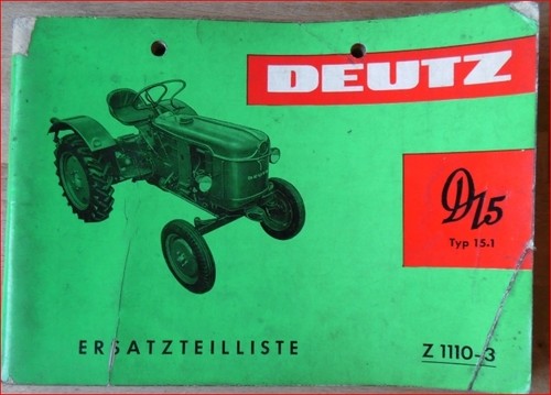 Deutz schlepper 15 - deutz,