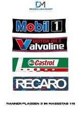 Banner Flaggen 2 1:18 Diorama