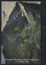 Helena, MT, Underground workings of a Gold and Copper Mine, Ansichtskarte 