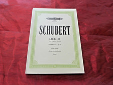 Schubert lieder neue ausgabe - lieder,