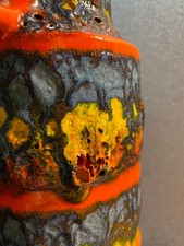 rare vintage Scheurich Keramik Vase 401-28 WGP fat lava fatlava 60er 70er Jahre