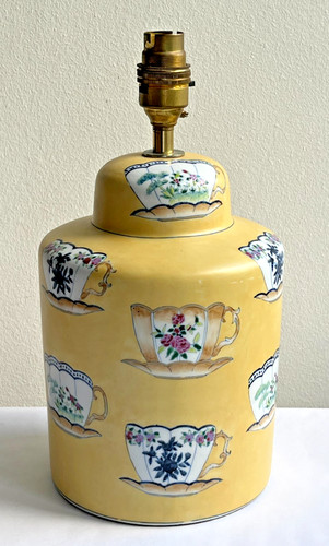 Schöne vintage gelbe keramik - schöne,