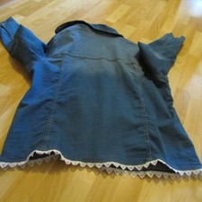 Damen Jeans-Blazer Jeans Jacke