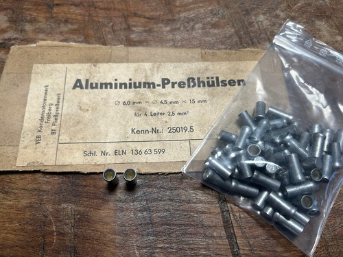 Neu ddr 50stk aluminium - ddr, 50stk.