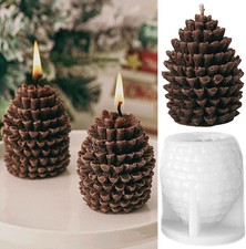 3D Silikonform Tannenzapfen