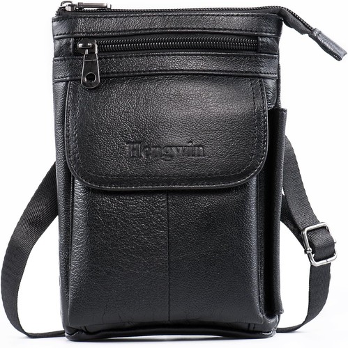 Leder gürteltasche - leder,