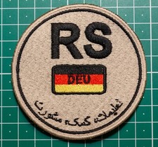 Patch: "RS", Resolute Support