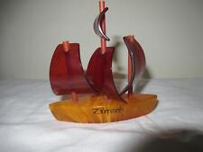 Segelschiff,Schiff,Schiffchen,original Vintage DDR Deko,Kunstharz,Catalin
