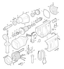 Makita Ersatzteile für Diamantbohrmaschine DBM080