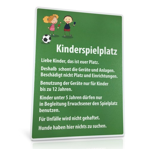 Spielplatzschild - , –