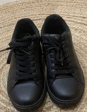 Herren Sneaker Schwarz Leder