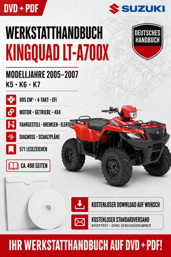 Suzuki kingquad a700x - suzuki, lt-a700x