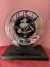 ATO / Tischuhr   ATO Art Déco Magnetpendel Uhr Leon Hatot Glas Lalique 