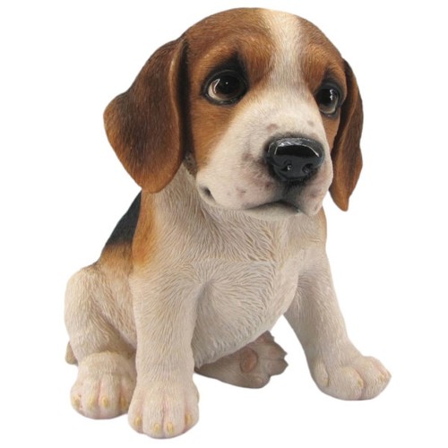 Dekofigur beagle sitzend - dekofigur,